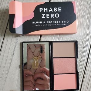 Phase zero blusher and bronzer trio